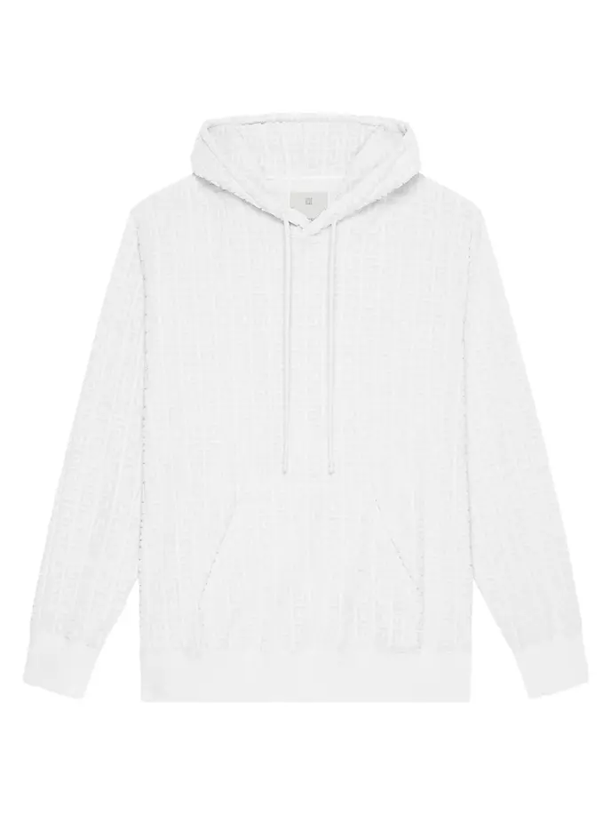 

Толстовка из хлопкового махрового жаккарда 4G Givenchy, белый