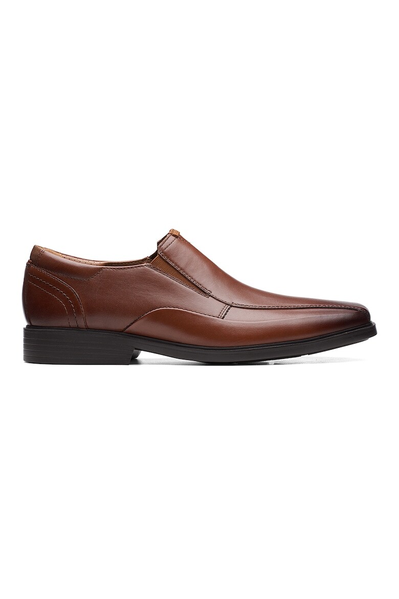 

Кожаные лоферы с овальным носком Ave Clarks, коричневый