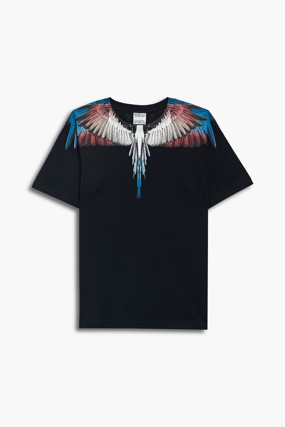 

Футболка из хлопкового джерси с принтом MARCELO BURLON, синий