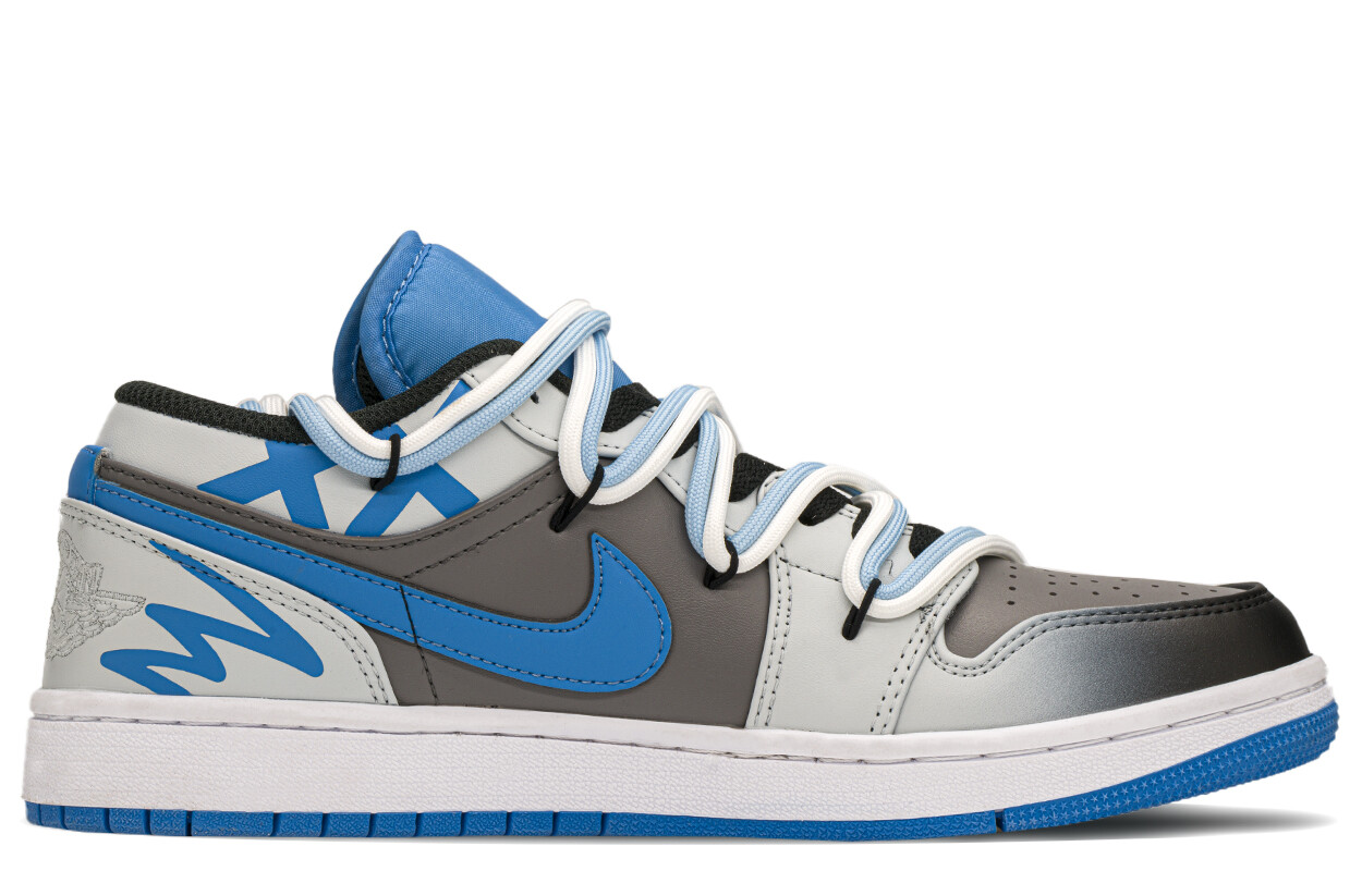 

Jordan Air Jordan 1 винтажные баскетбольные кроссовки мужские, Blue/Black