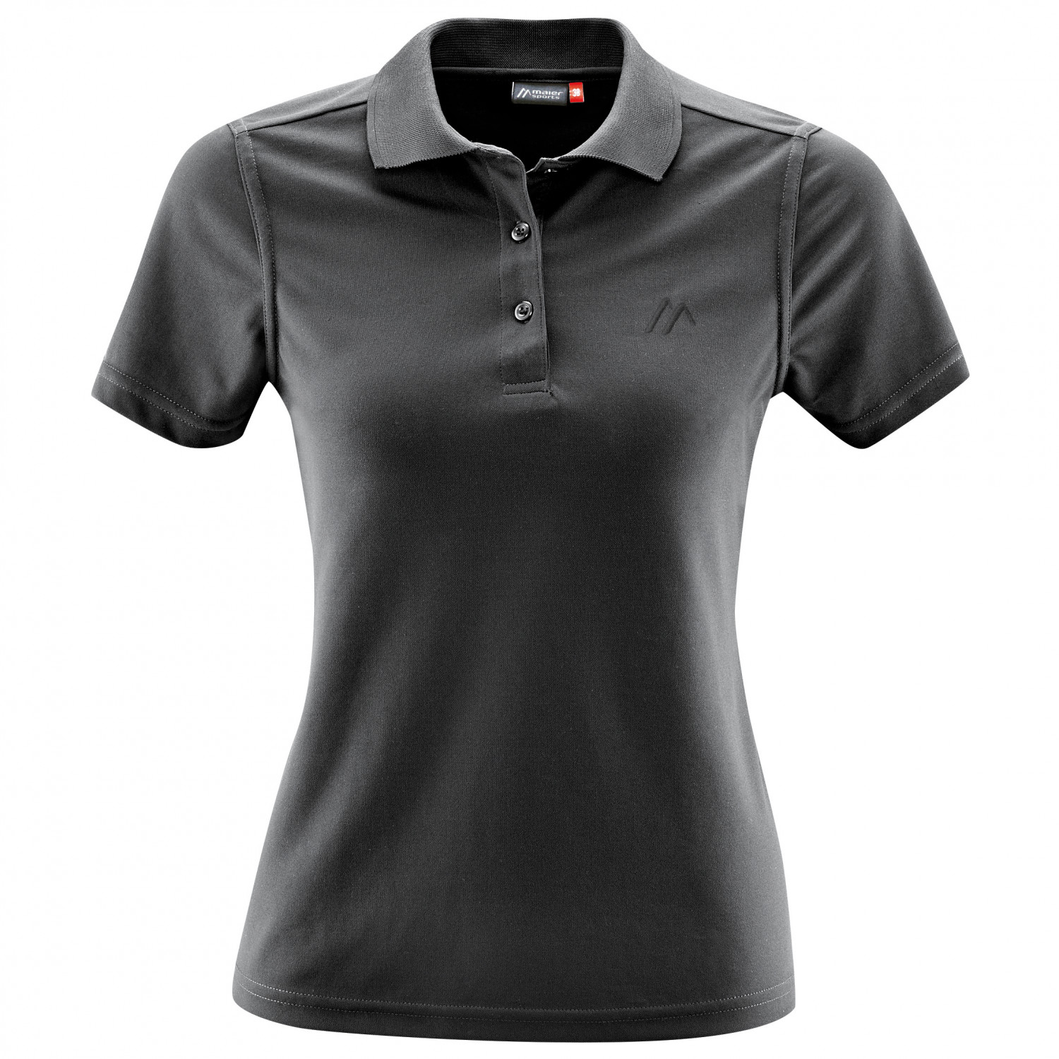 Рубашка поло Maier Sports Women's Ulrike, черный цена и фото