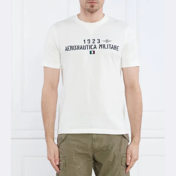 

Удобная футболка Aeronautica Militare, белый