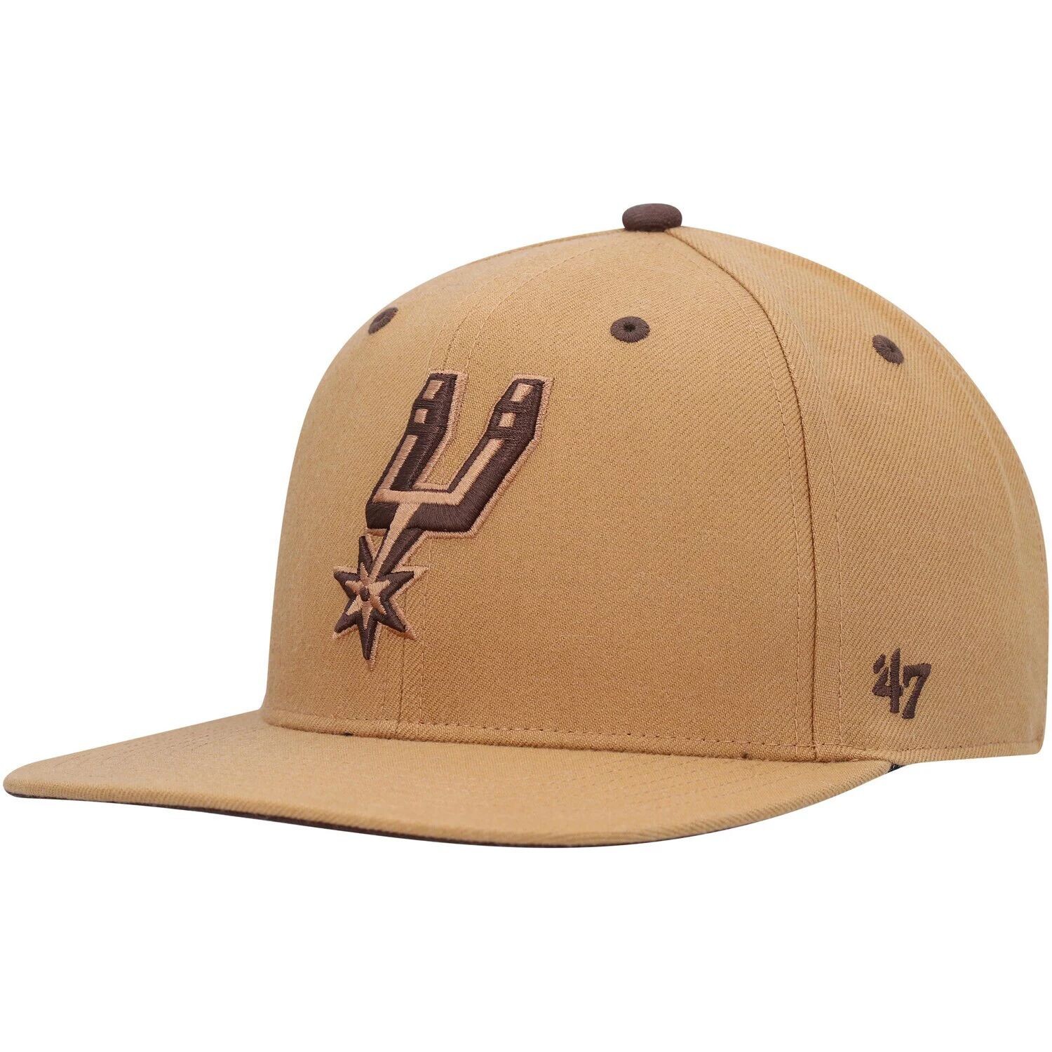 

Мужская коричневая кепка '47 San Antonio Spurs Toffee Captain Snapback