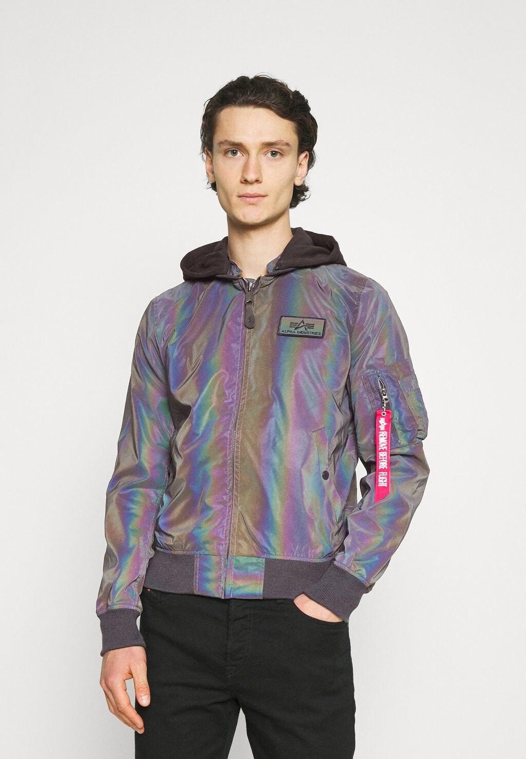 

Куртка-бомбер Alpha Industries, Серый