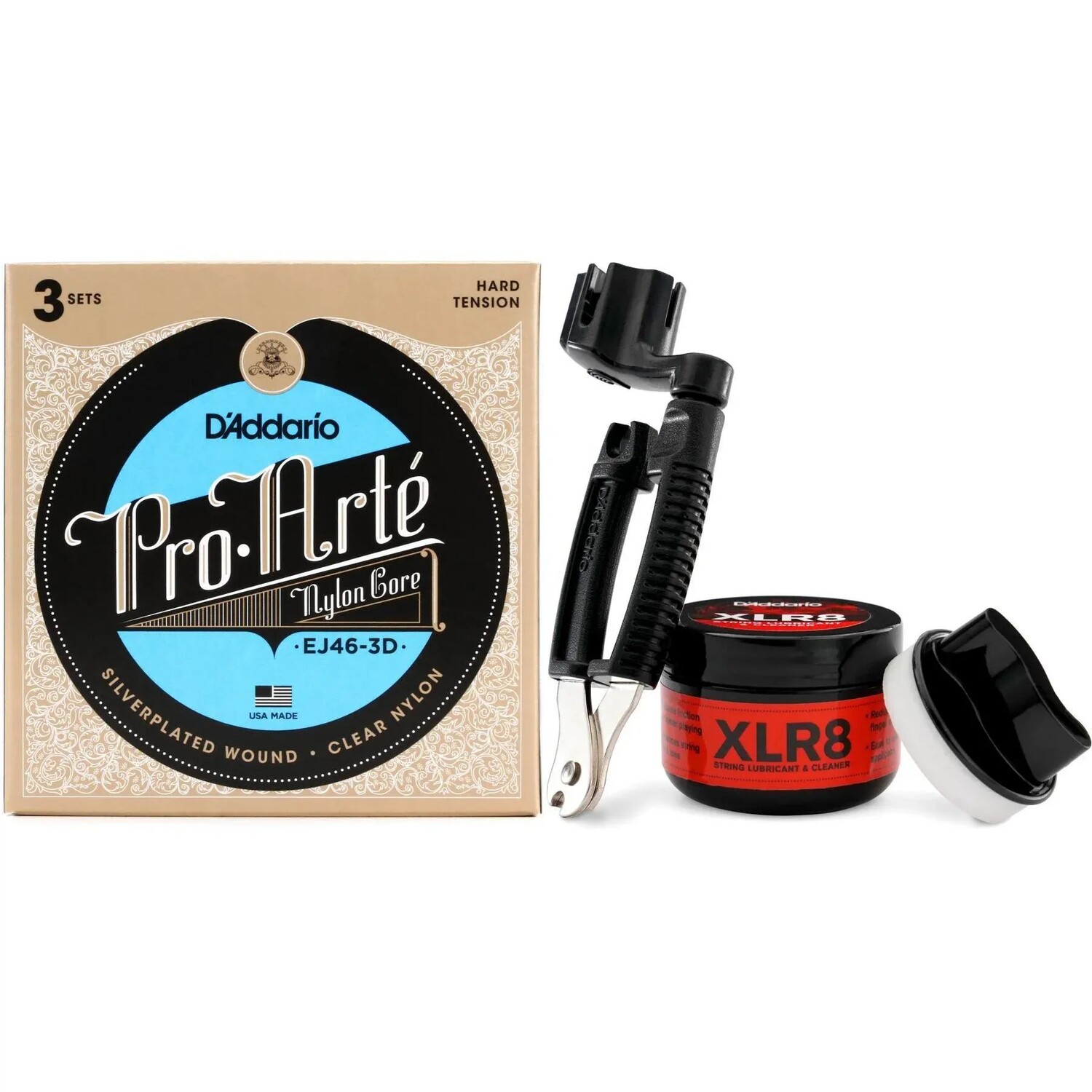 

Струны для классической гитары D'Addario EJ46-3D Pro-Arte — комплект из 3 штук с жестким натяжением