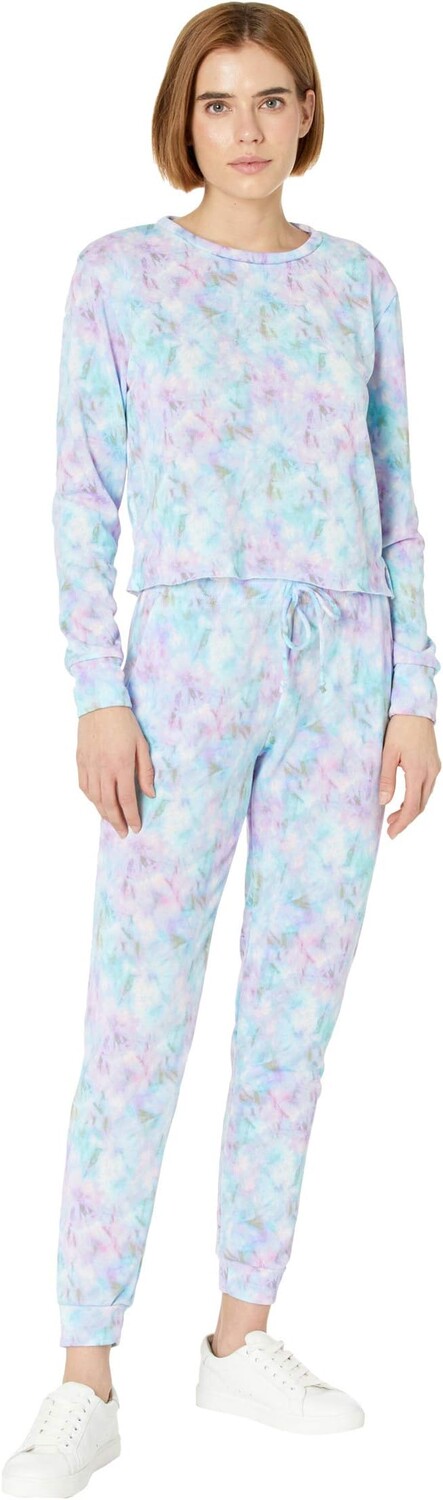 

Брюки YMI Two-Piece Pullover & Pants Fleece Set, цвет Retro Tie-Dye