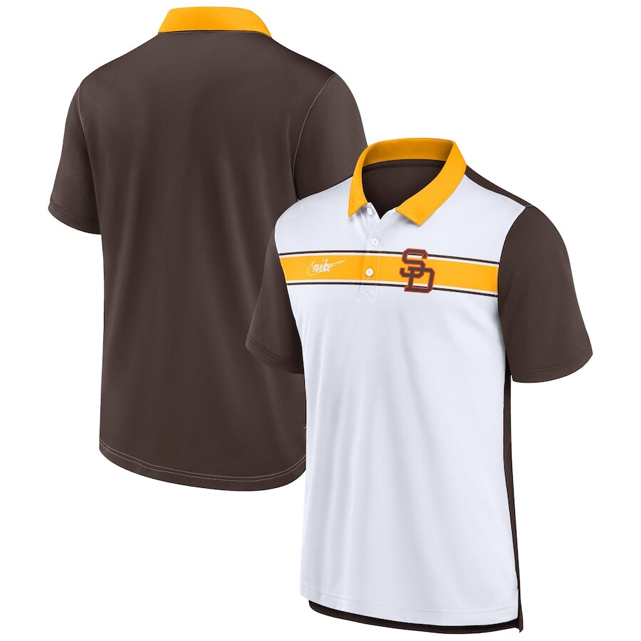 

Поло с коротким рукавом Nike San Diego Padres, белый