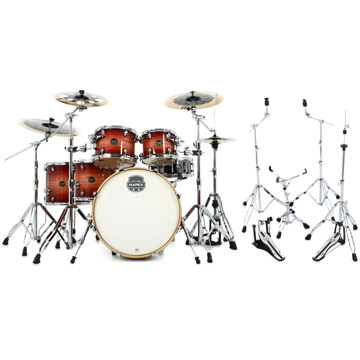 

Mapex Armory: набор Studioease Fast Tom Shell из 6 предметов и комплект оборудования Venus серии 400 из 5 предметов — Redwood Burst