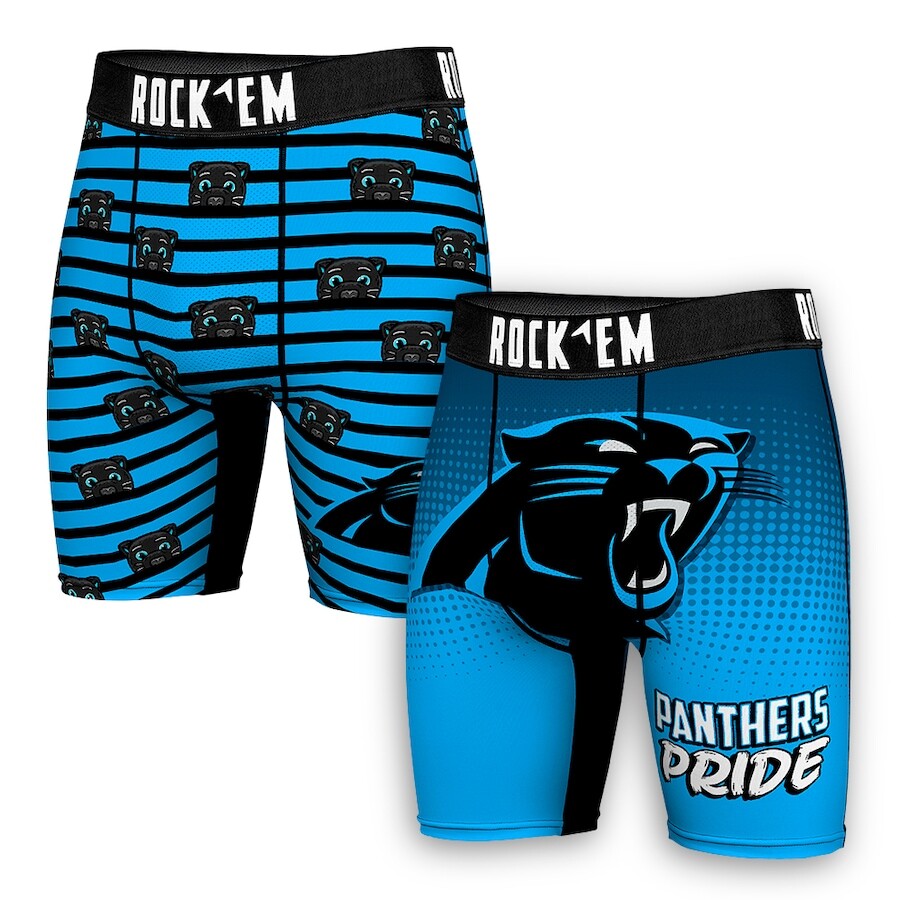 

Боксеры Rock Em Socks Carolina Panthers, синий