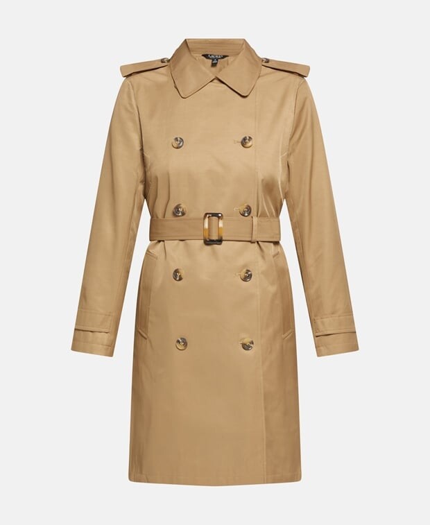 

Плащ Lauren Ralph Lauren, коричневый
