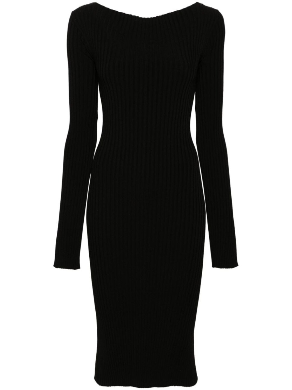 

Платье в рубчик Stella McCartney, черный