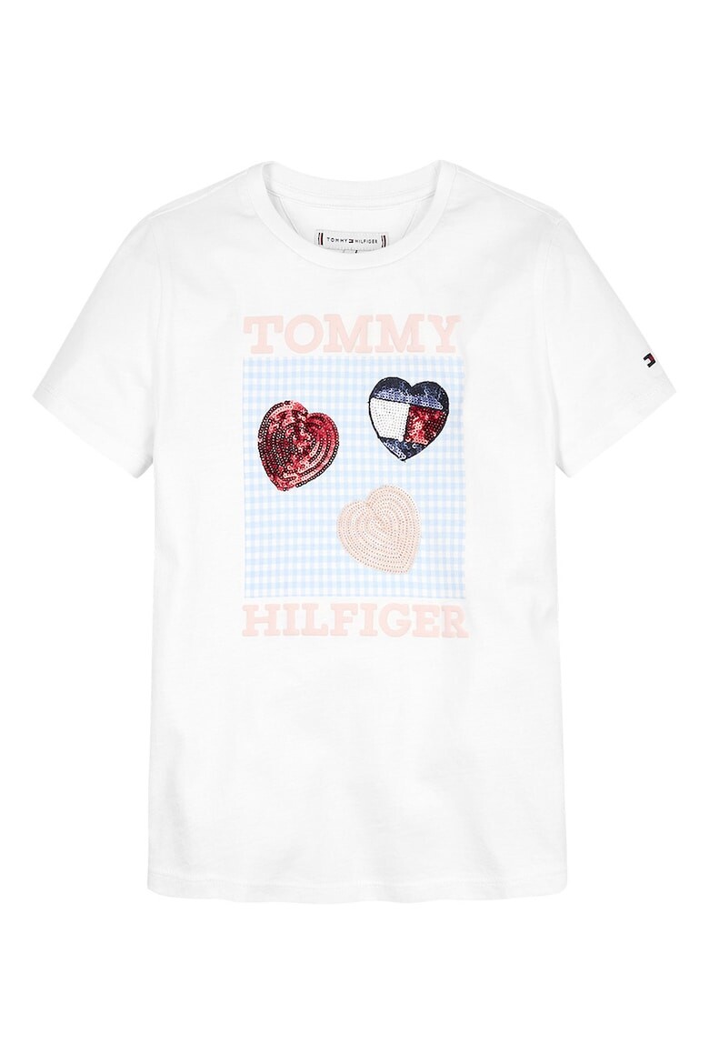 

Футболка с пайетками Tommy Hilfiger, белый