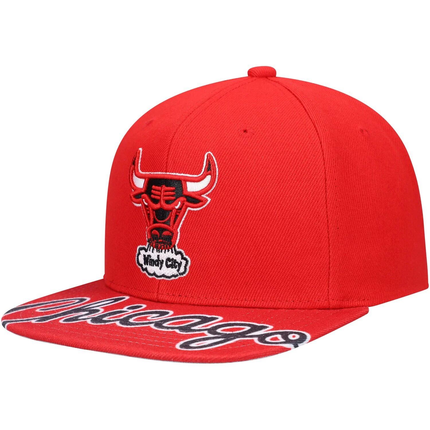 

Мужская кепка Mitchell & Ness Red Chicago Bulls Hardwood Classics Swingman Pop Snapback