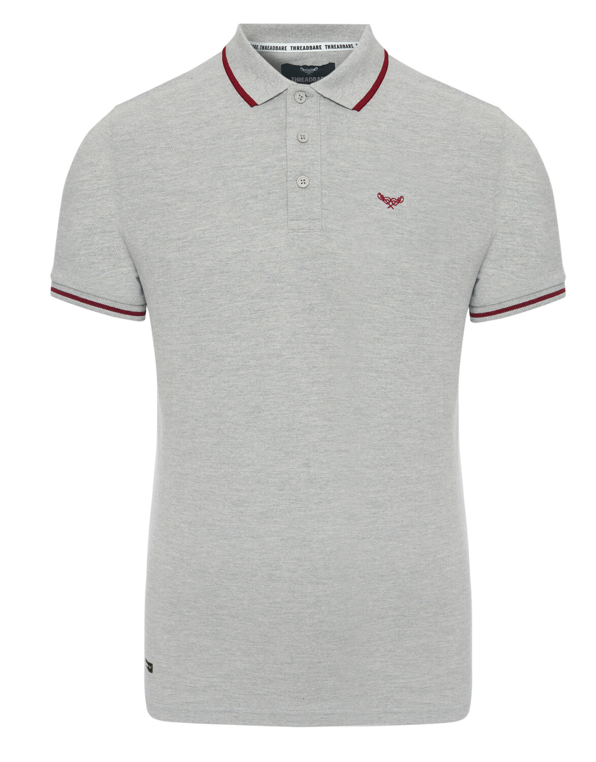 

Поло Threadbare Kurzarm Polo THB Polo Brunello, серый