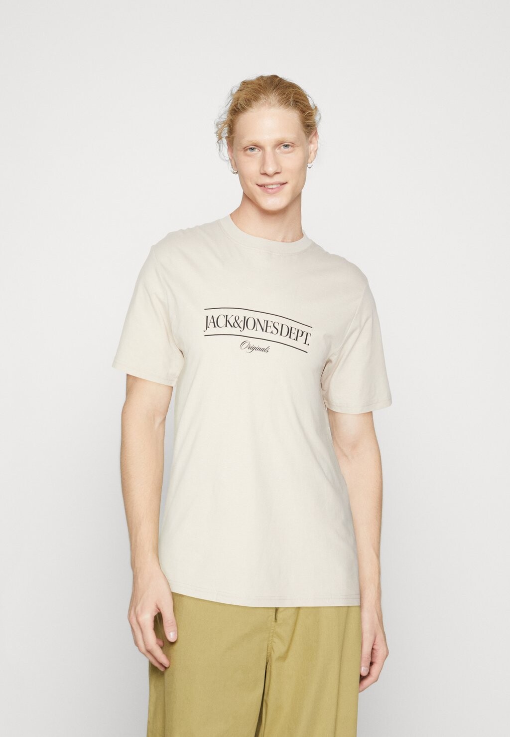 

Футболка с принтом JORKEAN CREW NECK Jack & Jones, лунный луч