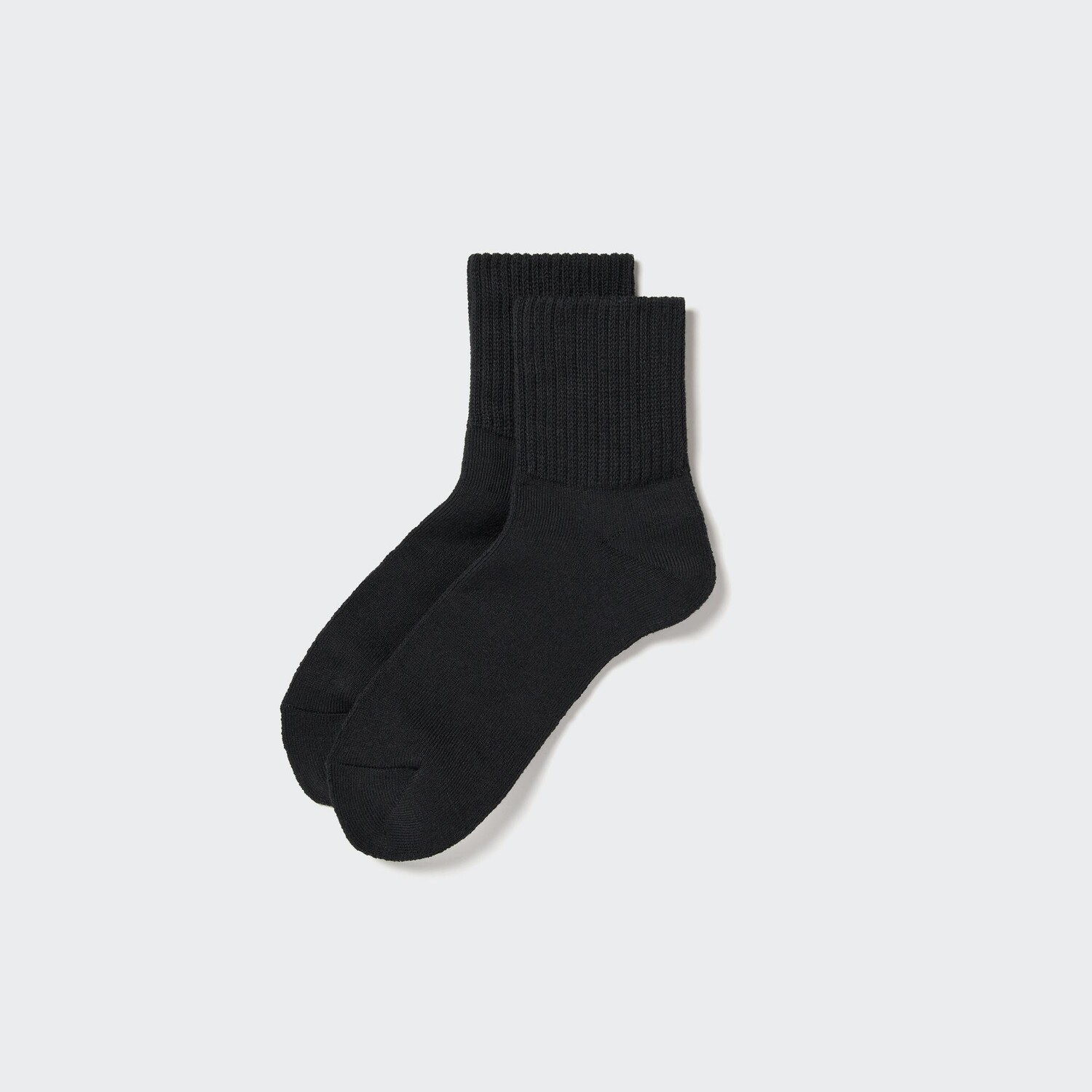 

Мягкие полуноски с ворсом Uniqlo, черный