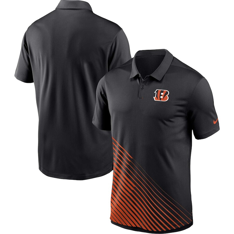

Поло с коротким рукавом Nike Cincinnati Bengals, черный