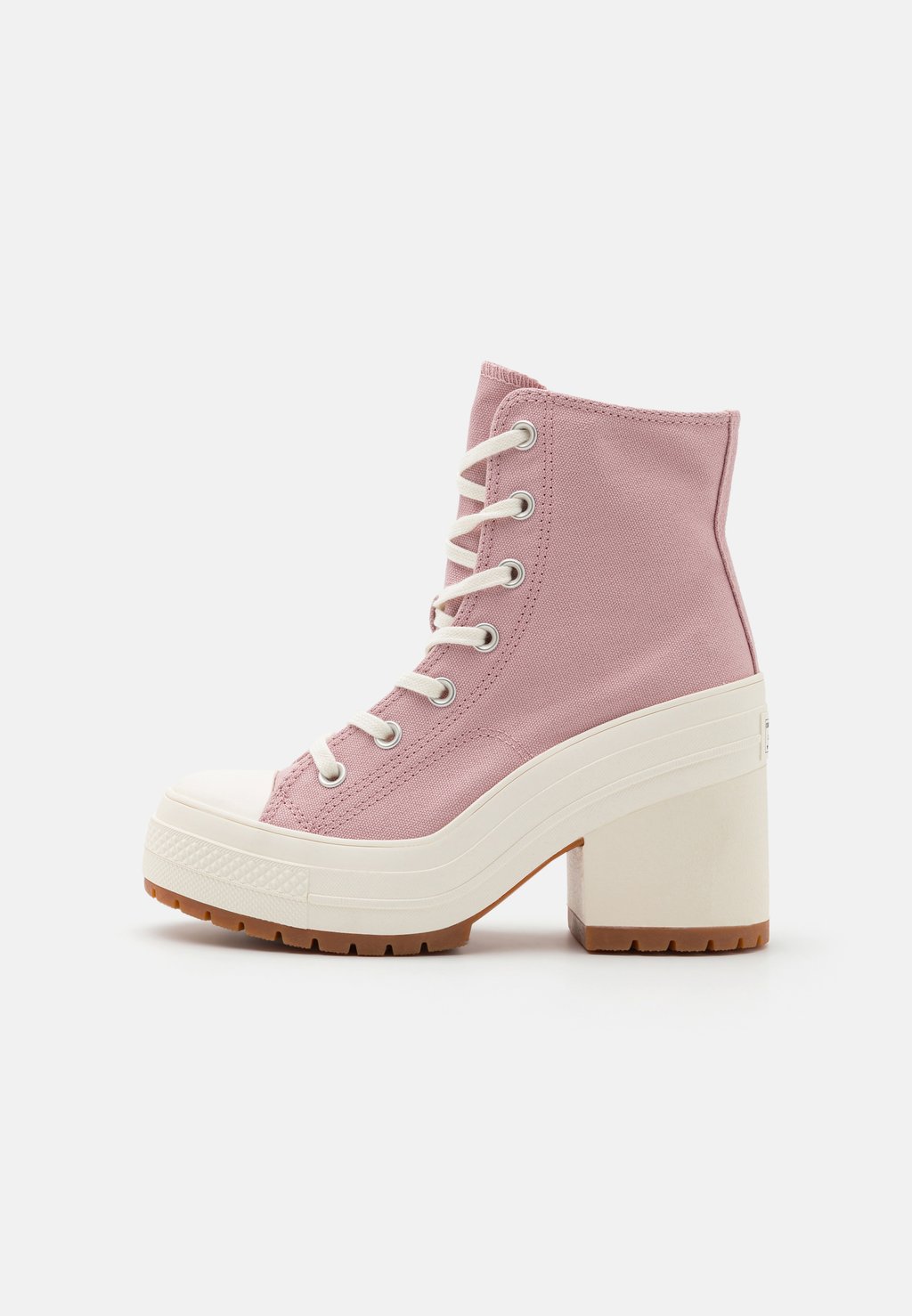 цена Ботильоны на каблуке Chuck 70 De Luxe Converse, цвет static pink/egret