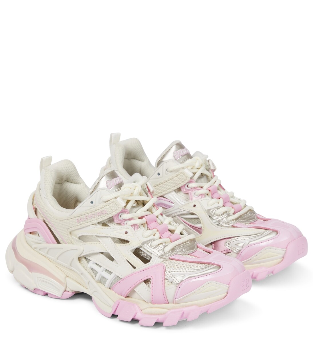 

Кроссовки track 2.0 с сеткой Balenciaga, розовый