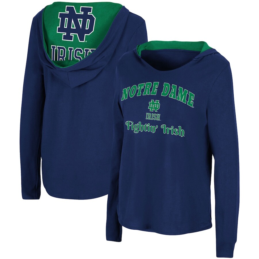 

Футболка с длинным рукавом Colosseum Notre Dame Fighting Irish, нави