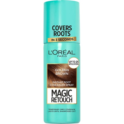 Magic Retouch Instant Concealer Spray для корней корней, 75 мл, золотисто-коричневый, L'Oreal