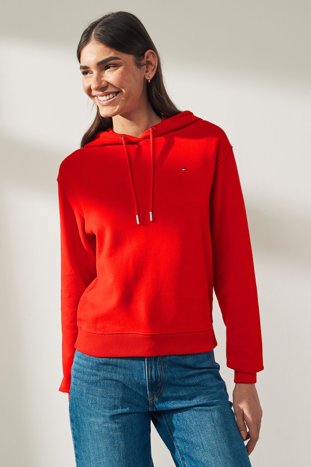 

Толстовка с логотипом Tommy Hilfiger, красный