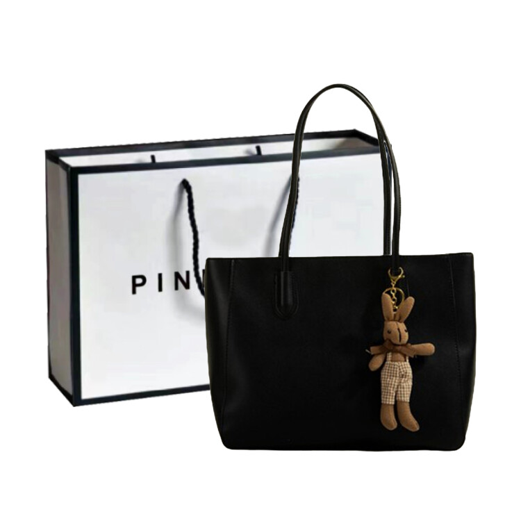 

Pink·Land Женская сумка через плечо, Off-white с аксессуарами в виде кролика.