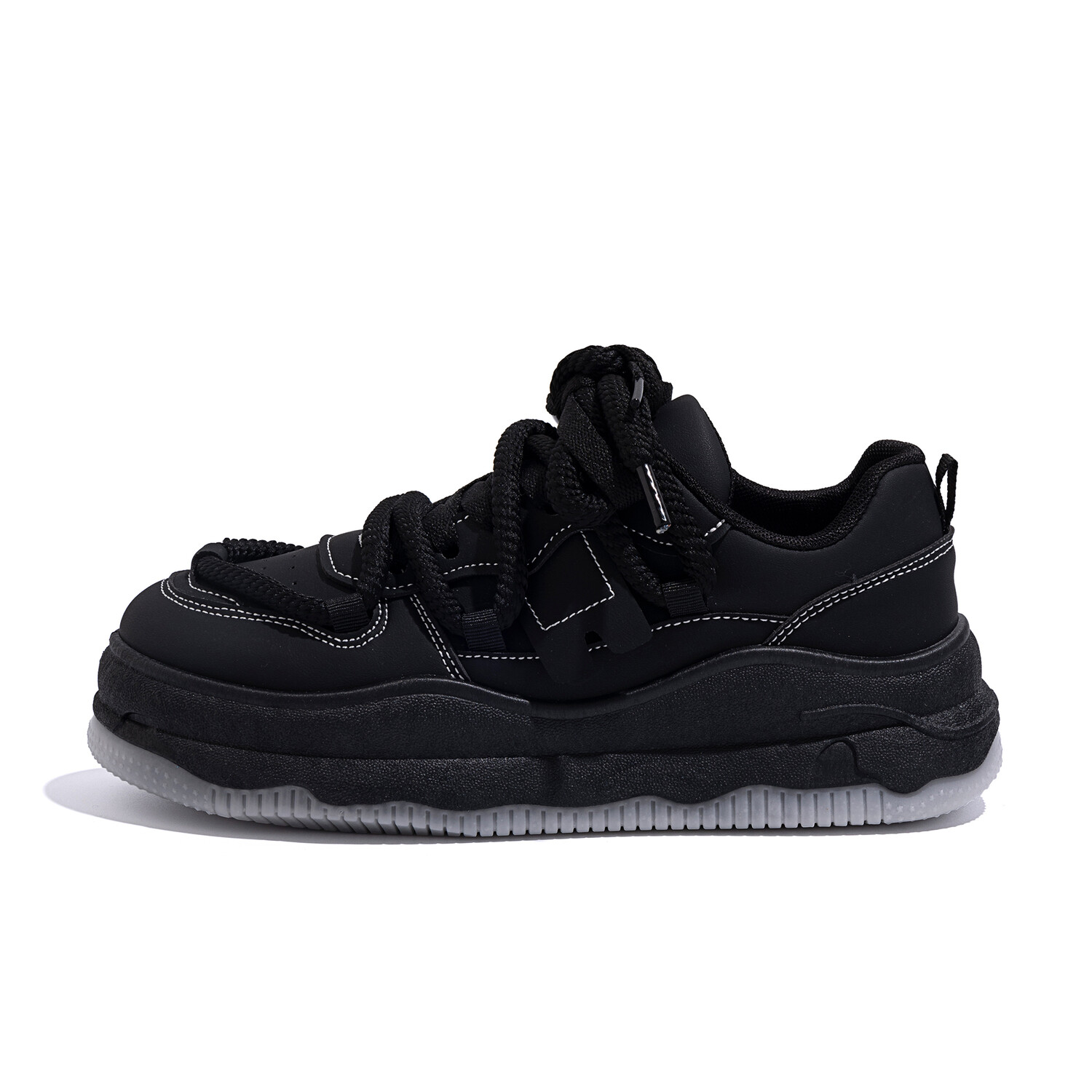 

Кроссовки HUANQIU Skateboarding Shoes Women's Low-top Black, черный