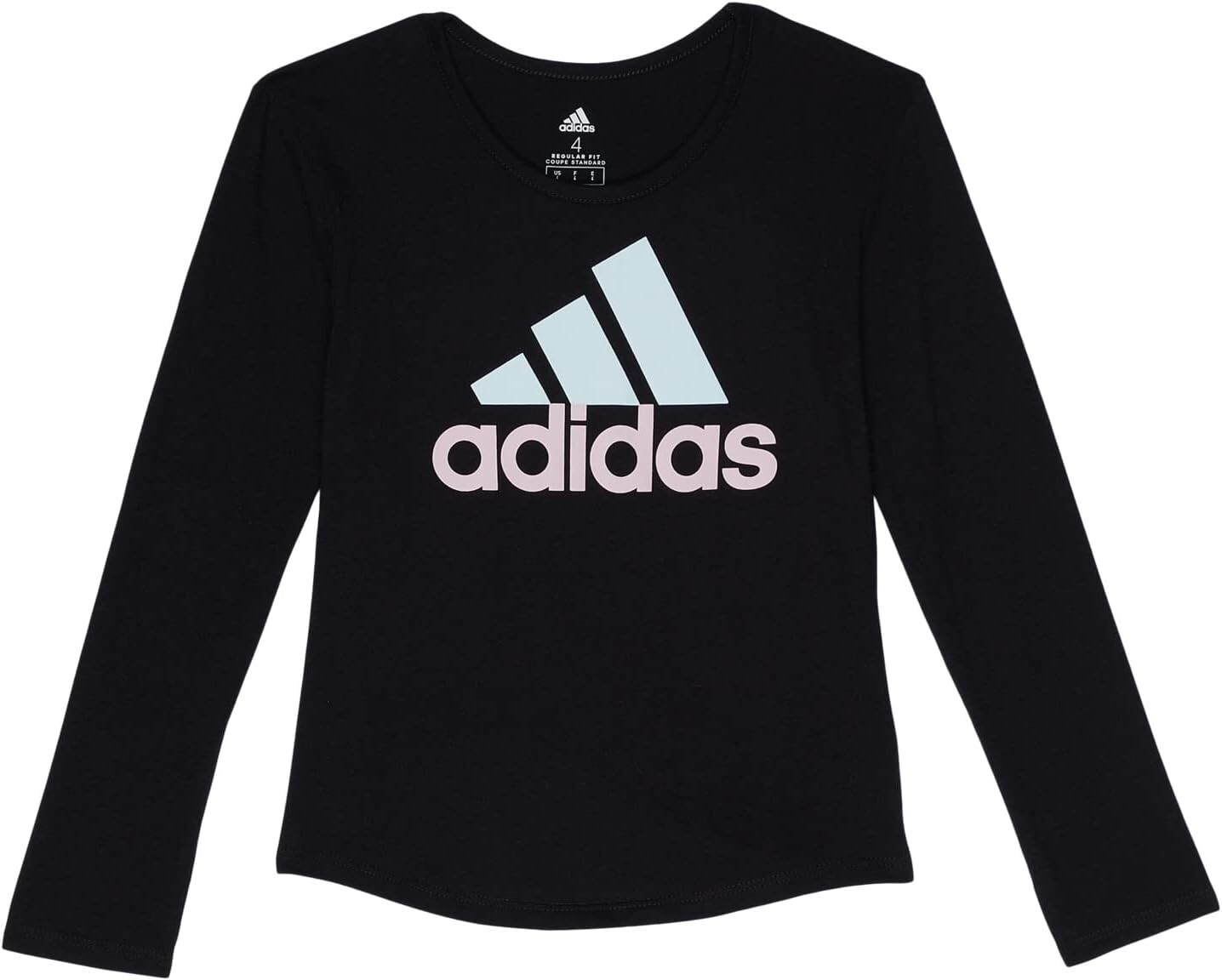 

Футболка Adidas Long Sleeve Scoop Neck Tee, черный