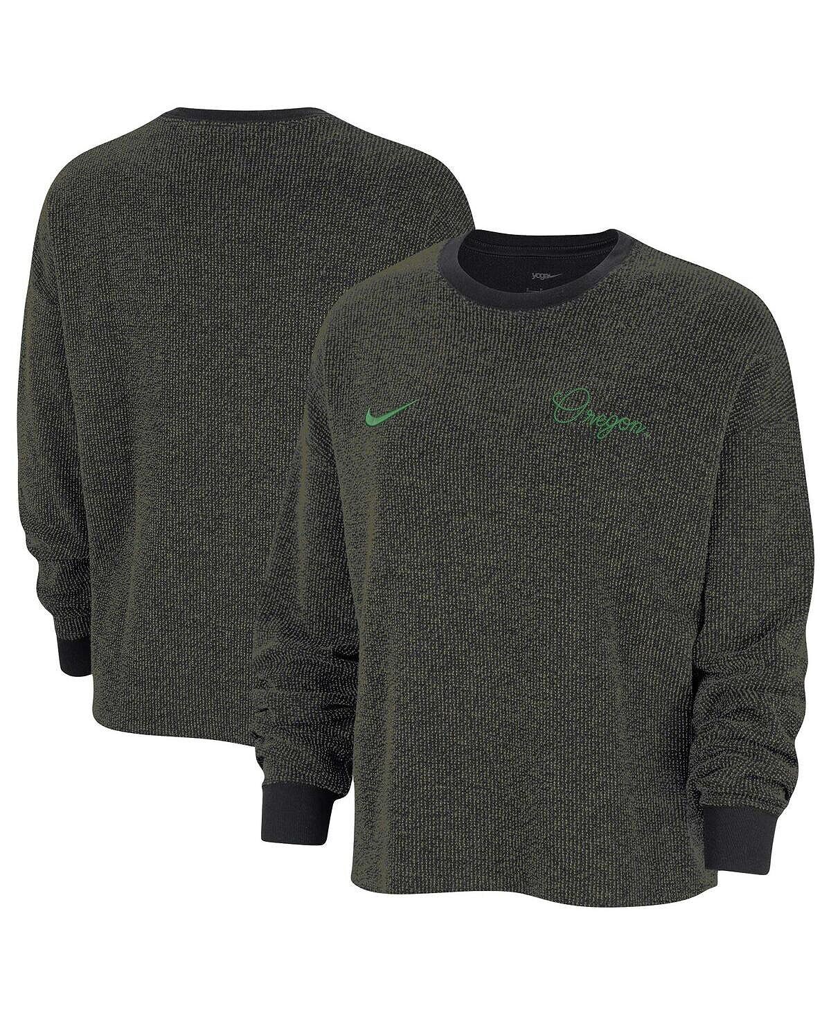 

Женский черный пуловер с надписью Oregon Ducks для йоги Nike, черный