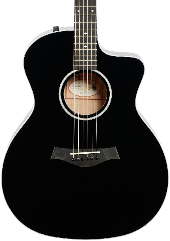 Акустическая гитара Taylor 214CE Deluxe Grand Auditorium Acoustic Electric Guitar in Black