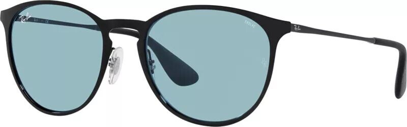 

Металлические поляризованные солнцезащитные очки Ray-Ban Erika, черный