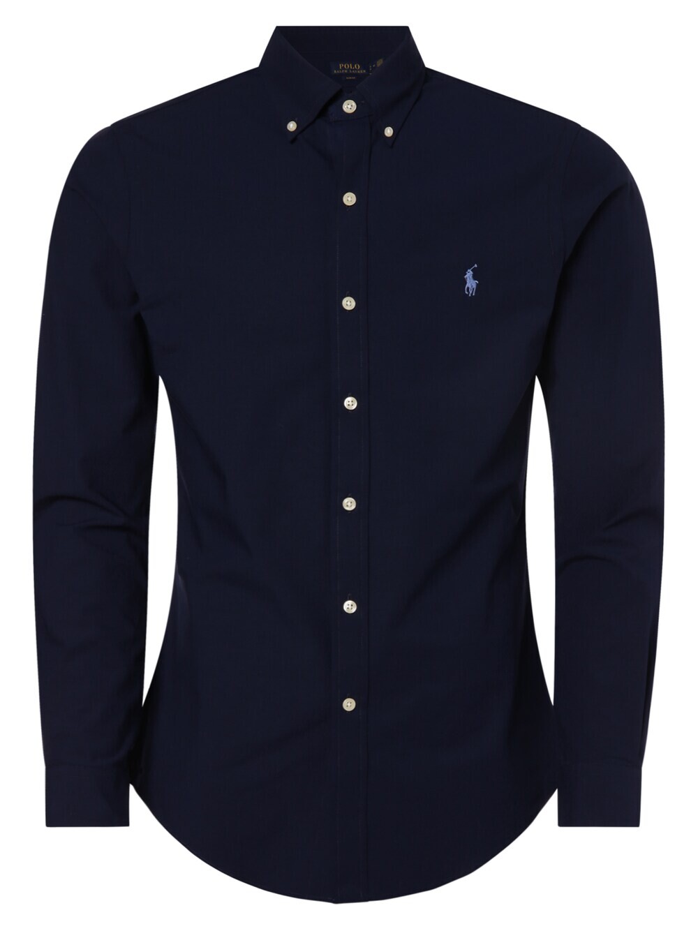 

Рубашка узкого кроя на пуговицах Polo Ralph Lauren, голубой/темно-синий