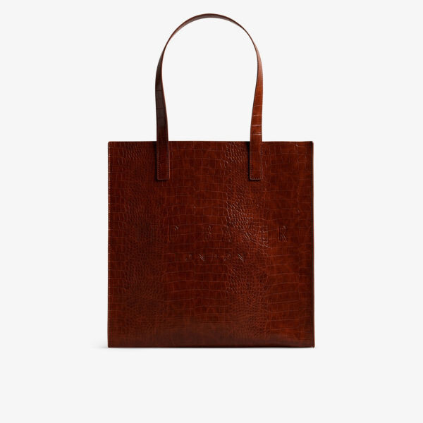 

Большая сумка-шоппер Croccon из искусственной кожи Ted Baker, цвет dk-tan