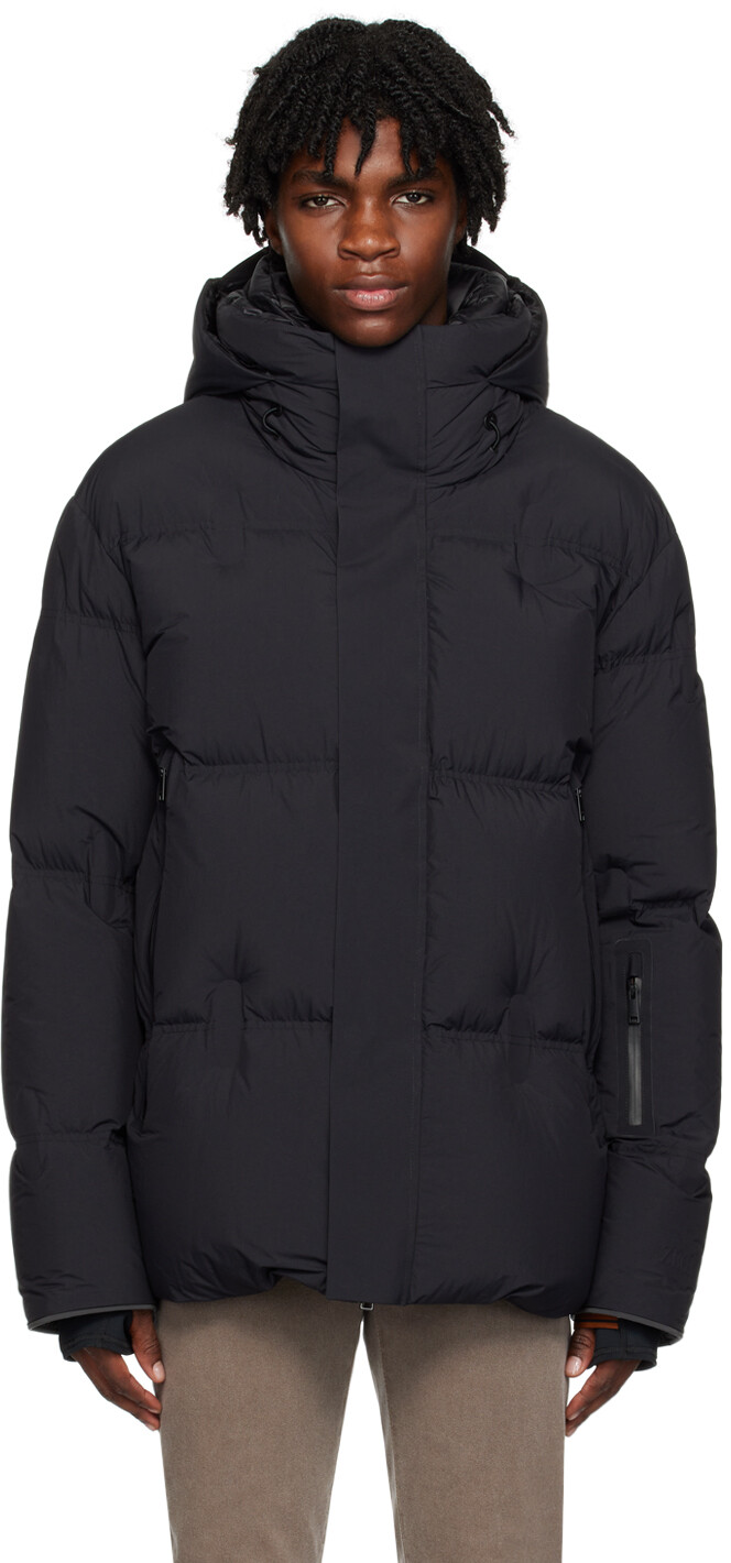 

Черный стеганый пуховик Черный ZEGNA
