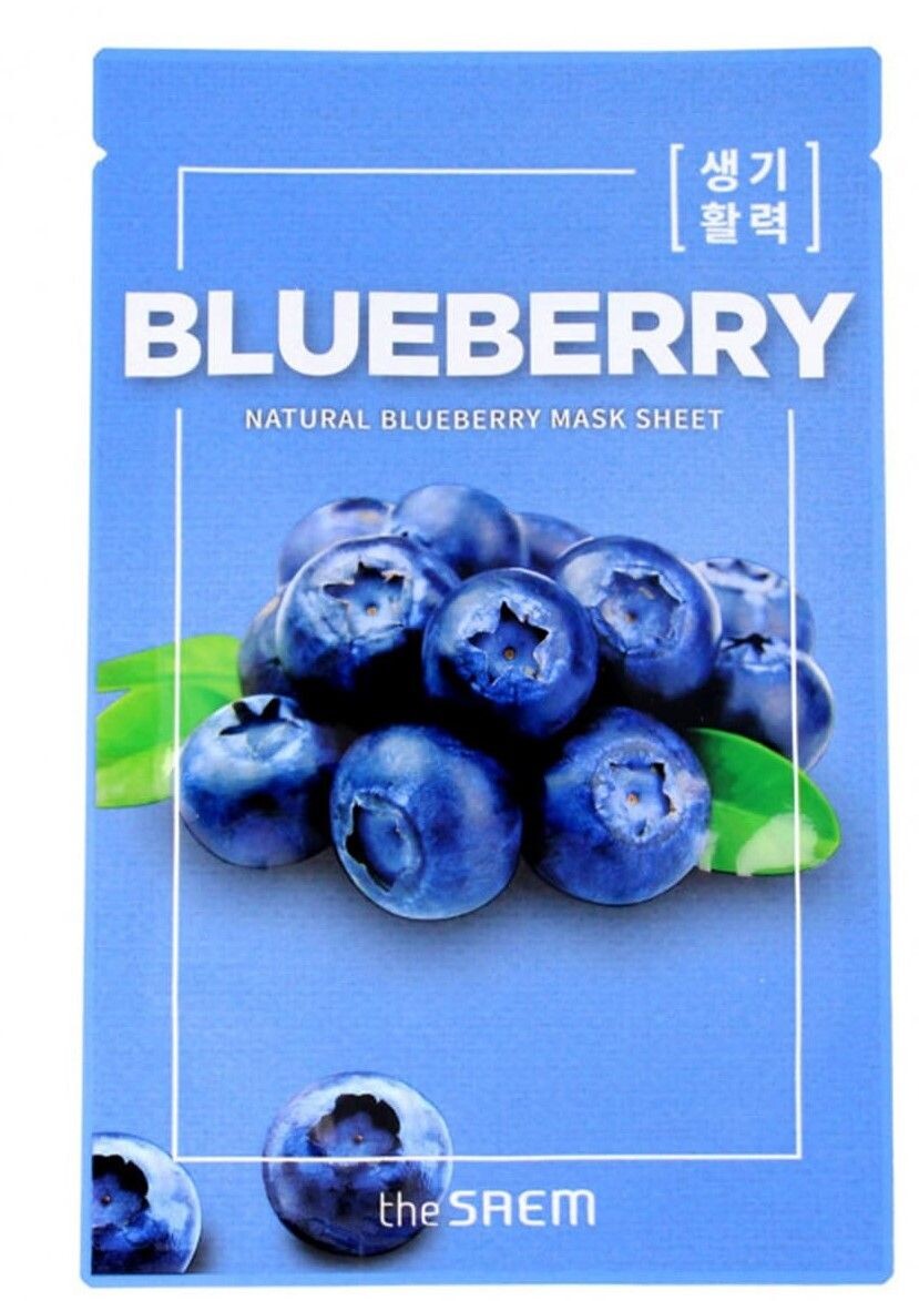 

Тканевая маска The Saem Natural Blueberry, 21 мл