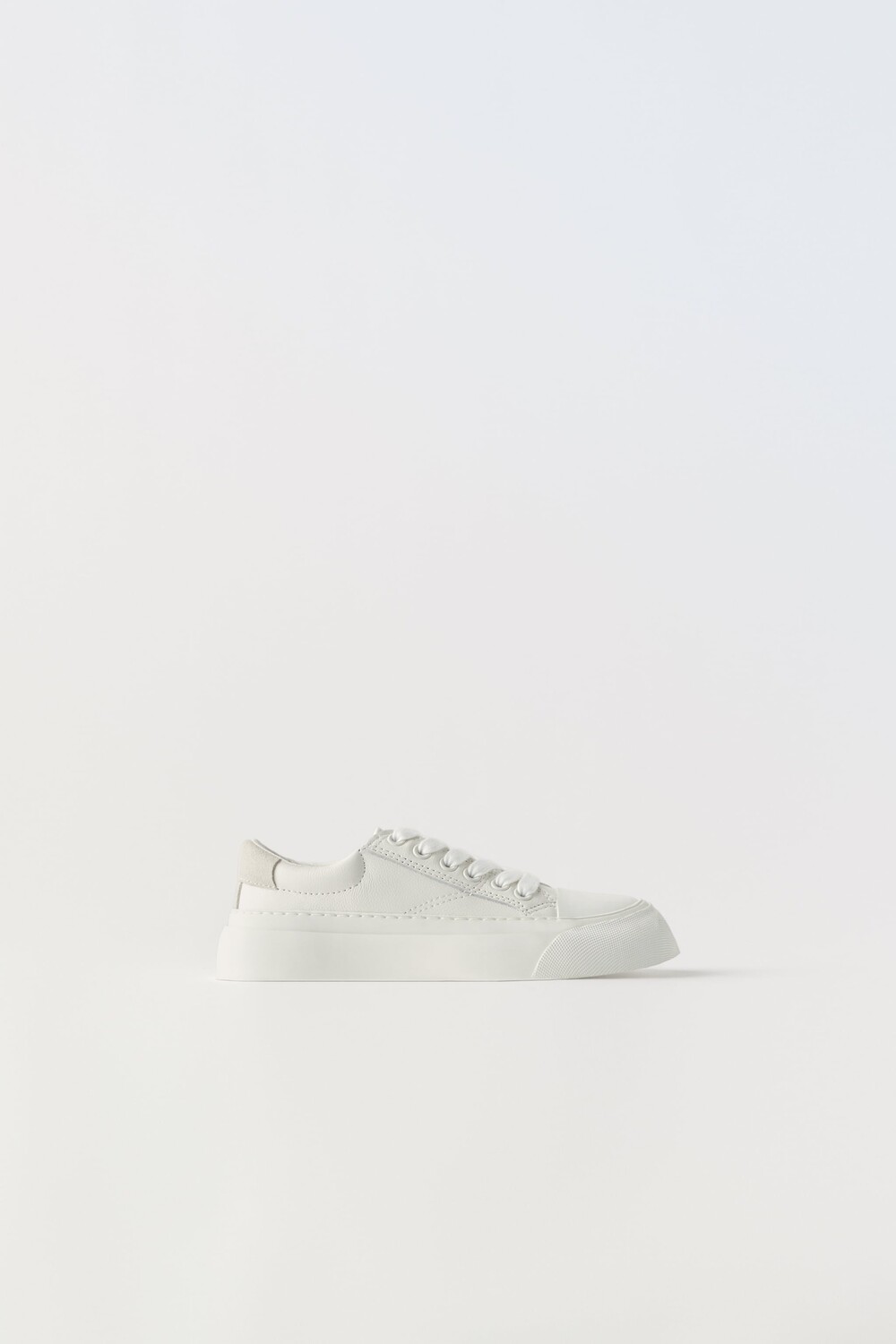 

Кожаные кроссовки Zara, белый