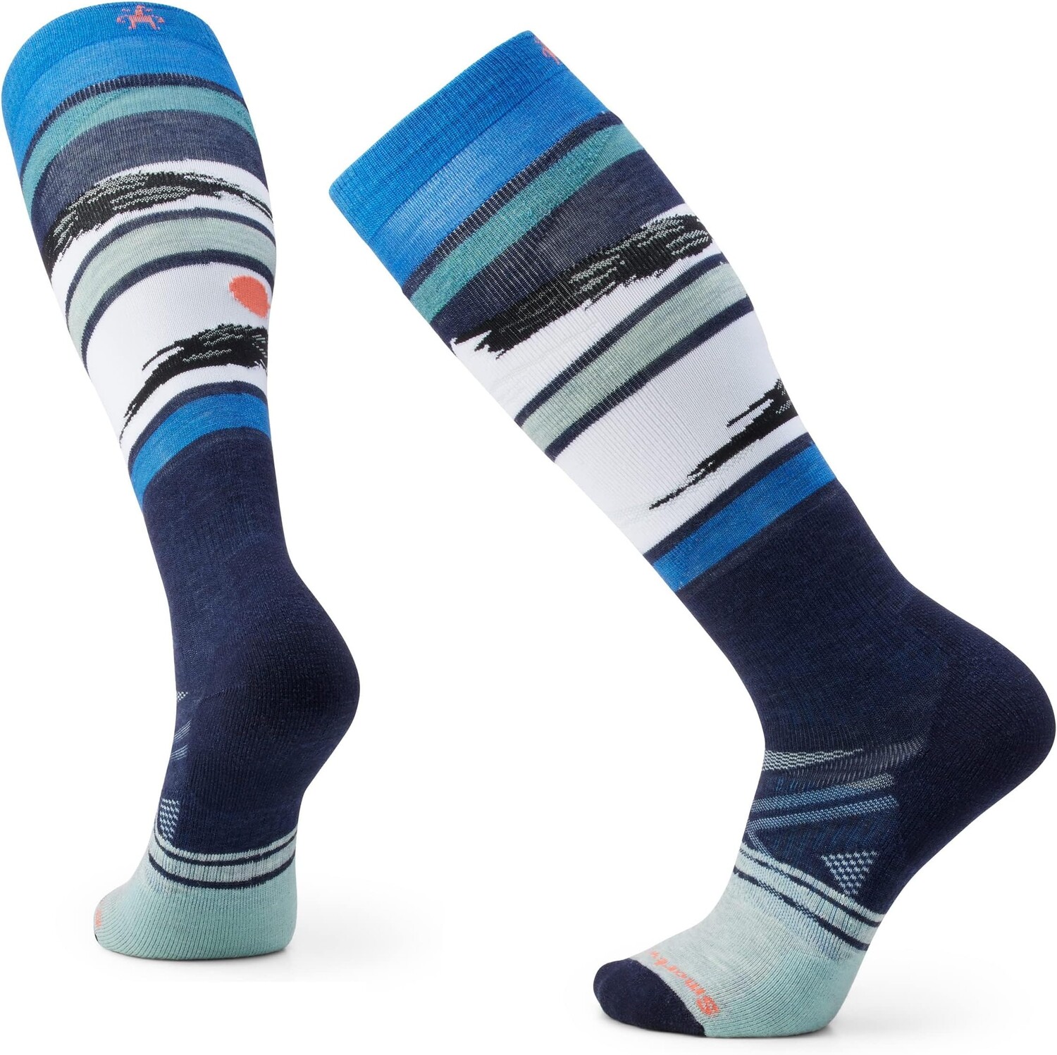 

Лыжи с полной подушечкой Midnight Ski Pattern выше икры Smartwool, цвет Deep Navy