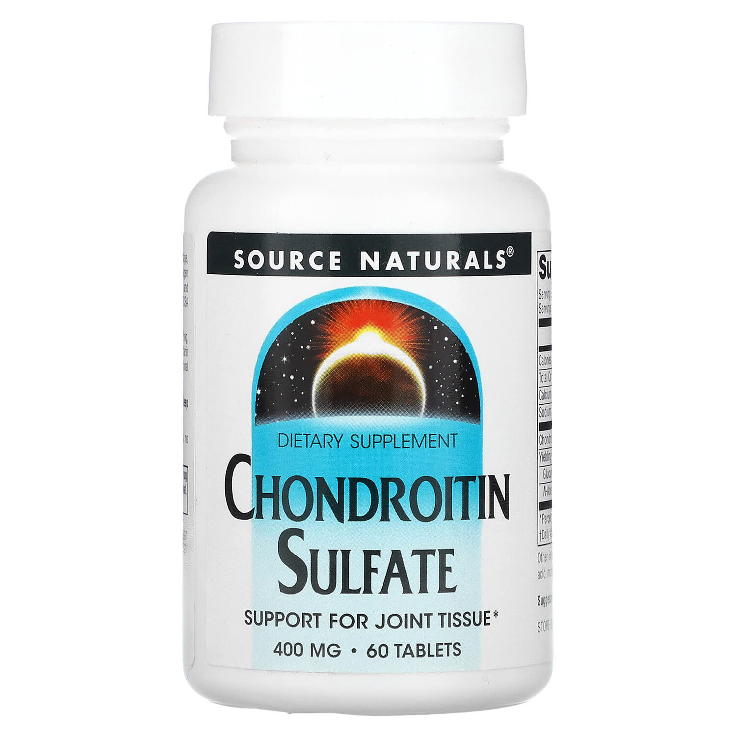 

Chondroitin Sulfate, 400 мг, 60 таблеток, Source Naturals
