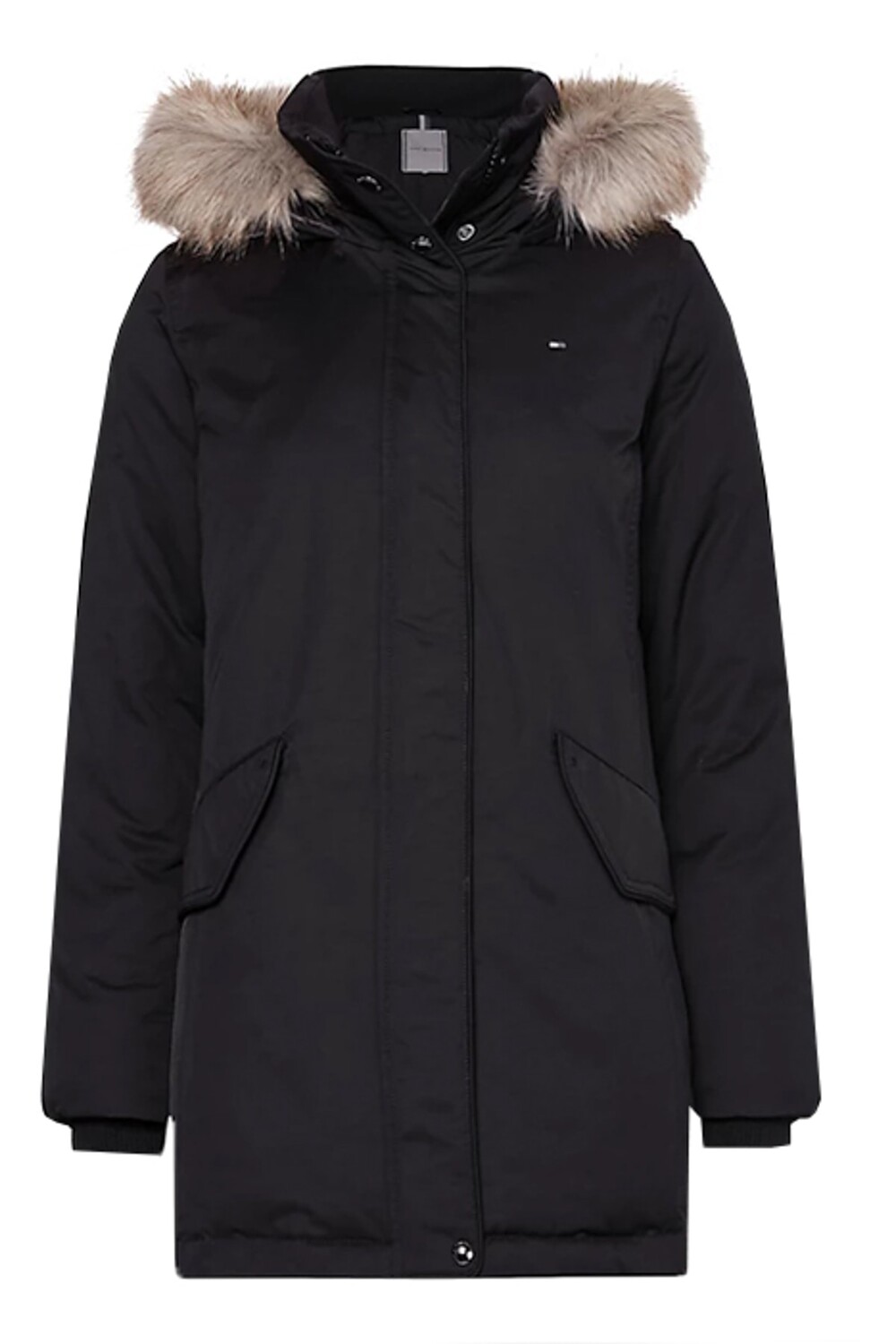 

Зимняя куртка - Черный - Двубортный Tommy Hilfiger, черный