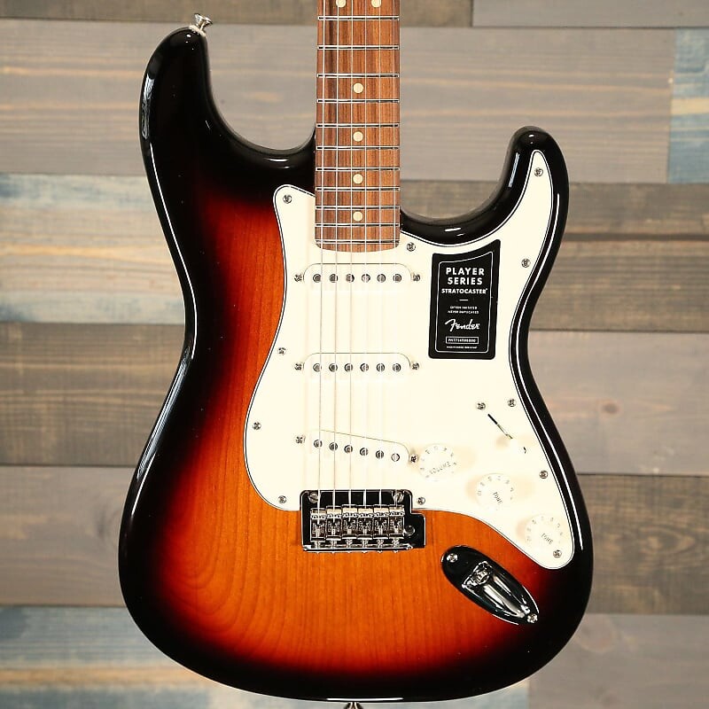 

Электрогитара Fender Player Series Stratocaster Electric Guitar 3 Color Sunburst