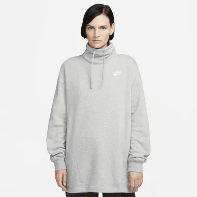 

Толстовка Nike Sportswear Club Fleece, серый/белый