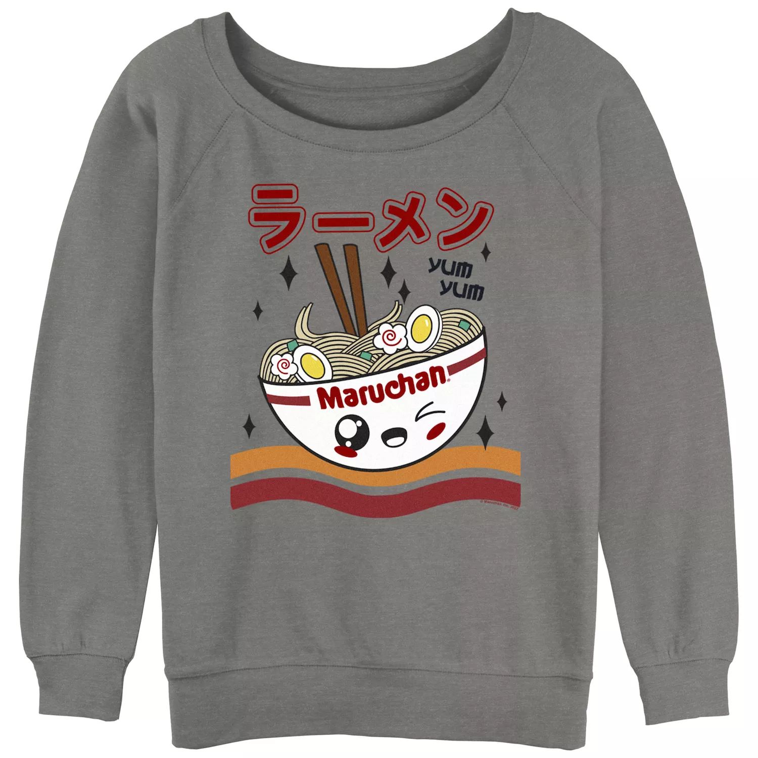 Maruchan Kawai Bowl Yum Yum для юниоров, махровый пуловер с напуском Licensed Character