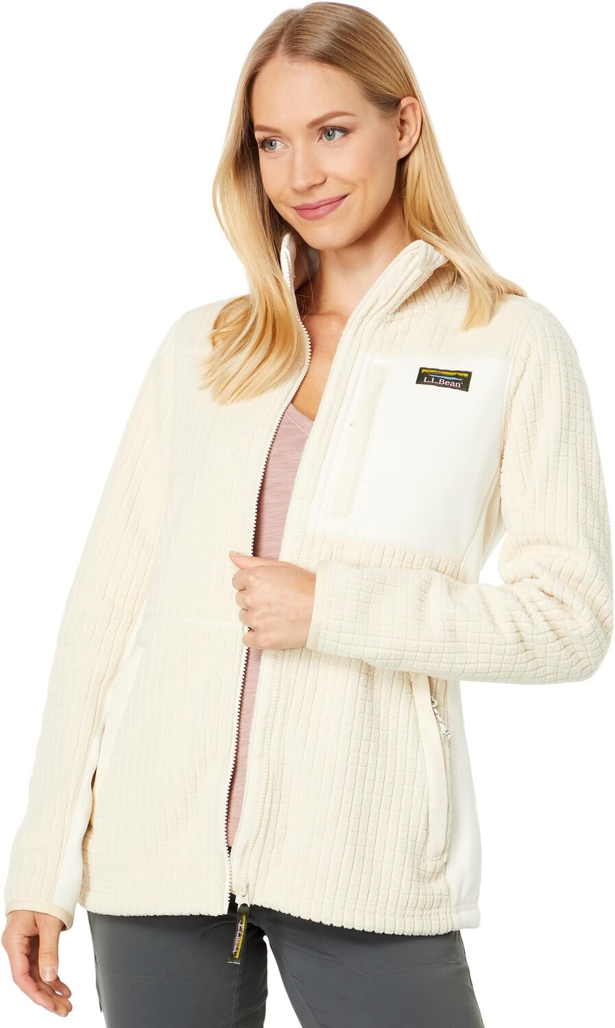 

Куртка Mountain Classic Windproof Fleece Jacket L.L.Bean, цвет Natural/Bone