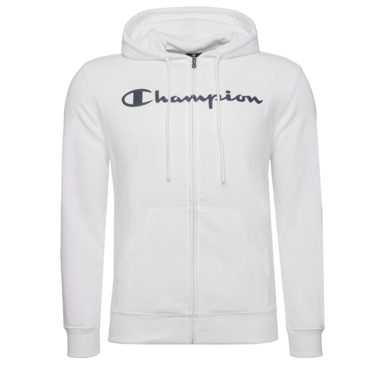 спортивный костюм champion hooded full zip suit черный белый Толстовка Champion Hooded Full Zip, белый