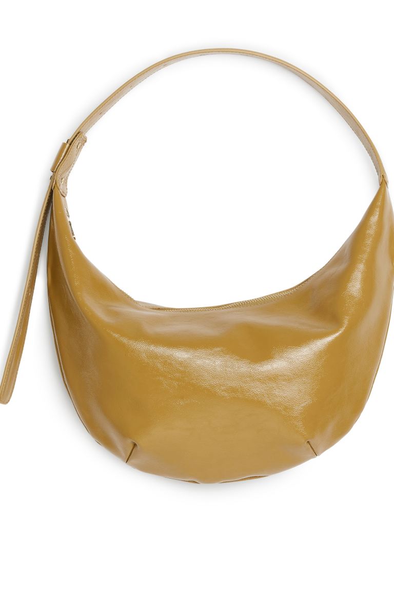 Сумка через плечо средней изогнутой формы Arket, бежевый сумка торба qwen регулируемый ремень бежевый