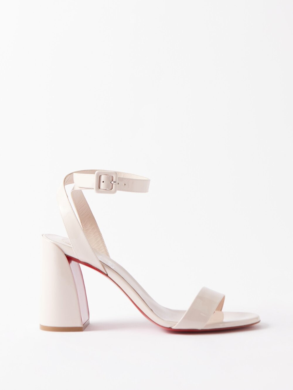 

Лакированные босоножки miss sabina 85 Christian Louboutin, бежевый