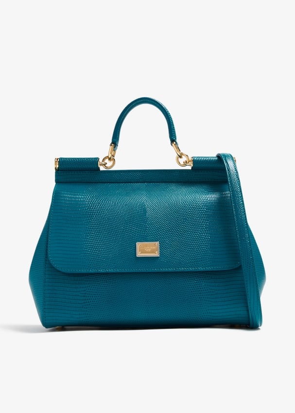Сумка Dolce&Gabbana Large Sicily Handbag, синий