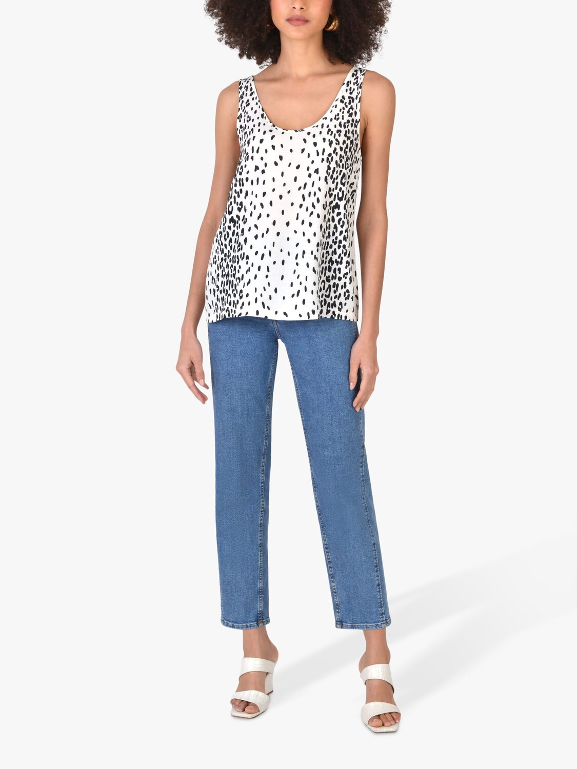 

Топ Ro&Zo Animal Cami, кремовый