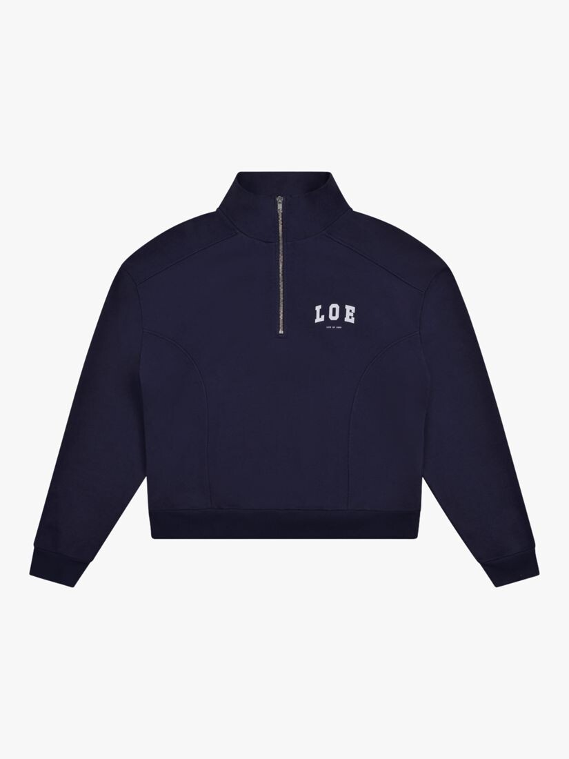 

Толстовка на молнии Life of easy Varsity Quarter, Midnight